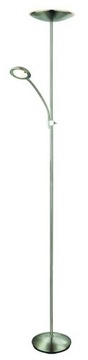 Podwójna klasyczna lampa podłogowa do salonu