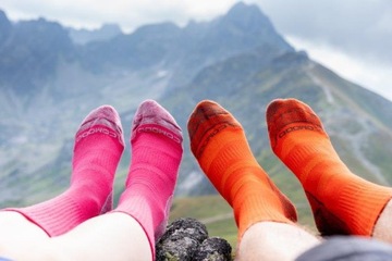 SKARPETY DO TURYSTYKI TREKKINGU TERMOAKTYWNE Z WEŁNY MERYNOSA ALPAKA 47-50