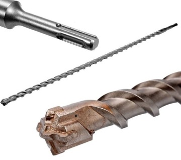 YATO - WIERTŁO SDS PLUS PREMIUM 8MM/600MM Z GŁOWICĄ X-TIP DO ŻELBETU