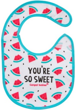 CANPOL ŚLINIAK NIEPRZEMAKALNY FROTTE CERATKA RZEP