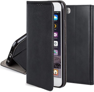ETUI do IPHONE 7 8 S-MAGNETIC KLAPKA + SZKŁO