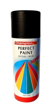 Farba champion czarny mat 400 ml 8 PROMOCJA!