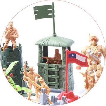 219 солдатских комплектов с танками и самолетами.