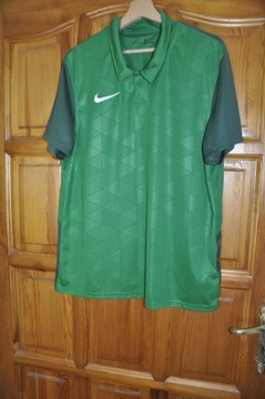Nike zielona koszulka polo sportowa XL