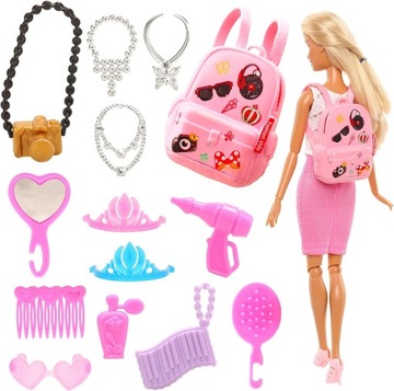 11 шт. МОДНЫЕ ВЫПУСКНЫЕ ПЛАТЬЯ + КУПАЛЬНИКИ ДЛЯ КУКОЛ FUN HOUSE ГАРДЕРОБ