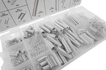 КОМПЛЕКТ ПРУЖИН РАСШИРЕНИЯ, НАТЯЖЕНИЯ И СЖАТИЯ 200 ШТ.