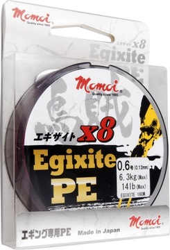 Plecionka MOMOI EGIXITE PE SZARA 135M 0.12MM