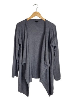 2907-pzg24-2 H&M MAMA grafitowy kardigan sweter 40 L