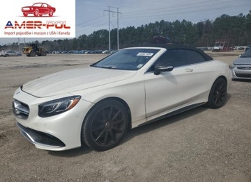 Mercedes Klasa S W222 2017 Mercedes-Benz Klasa S 63 AMG 2017 5.5l 5.5 Benzyna 577KM