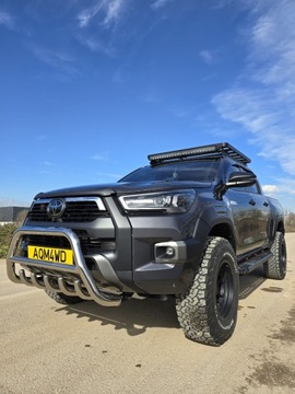 Передняя распорка Toyota Hilux Kangaroo A-Bar, хром