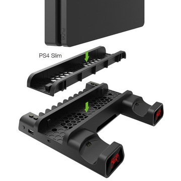 Охлаждающая подставка, подставка для зарядки для PS4 SLIM PRO