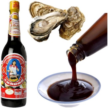 Sos Ostrygowy Oryginalny z Ostryg Tajski GĘSTY Oyster Sauce 600ml MAEKRUA