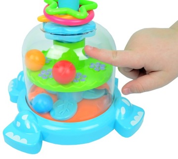 СПИННЕР HIPCIO С ШАРИКАМИ КАРУСЕЛЬ ШАРИКОВ РАЗНОЦВЕТНЫЕ ПОГРЕМКИ