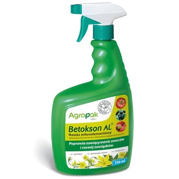 BETOKSON AL AGROPAK 750ML NAWÓZ DO ZAPYLANIA OWOCÓW POMIDORÓW TRUSKAWEK