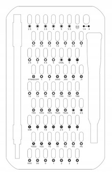 Набор прецизионных бит iFixit Mako