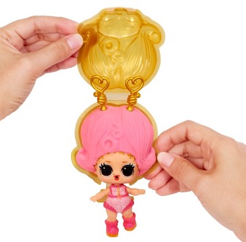 ZESTAW 3 szt. LOL SURPRISE KULA SURPRISE SQUISH SAND MAGIC HAIR LALECZKA