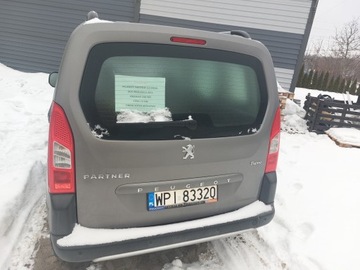 Peugeot Partner II 2011 PEUGEOT PARTNER 2011 5-cio osobowy zadbany, bezwypadkowy stan bardzo dobry, zdjęcie 1