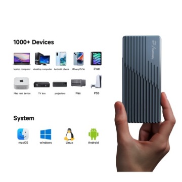 Fanxiang MP400 Enclosure Adapter SSD M2 NVMe PCIE 2W1 USB4 type C 40Gbs