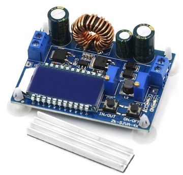 ПРЕОБРАЗОВАТЕЛЬ НАПРЯЖЕНИЯ 5,5-30В -->0,5-30В С ПОНИЖАЮЩИМ+ПОДЫШАЮЩИМ ДИСПЛЕЕМ