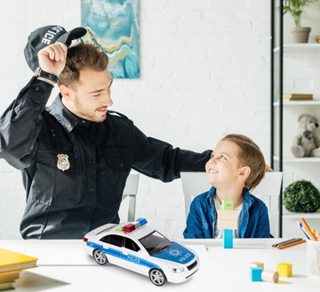 АВТОМОБИЛЬ ПОЛИЦИЯ ИГРУШЕЧНАЯ АВТОМОБИЛЬ ПОЛИЦИЯ АВТОМОБИЛЬ ЭФФЕКТЫ СВЕТОВОЙ ЗВУК 1:16