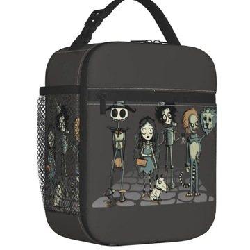 Custom Beetlejuice Sandworm Lunch Bag Men Women Warm Cooler Insulated