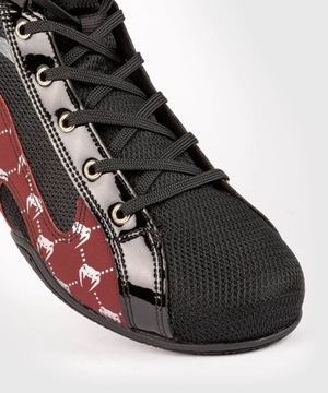 БОКСЕРСКИЕ КРОССОВКИ VENUM ELITE EVO MONOGRAM - ЧЕРНЫЕ/