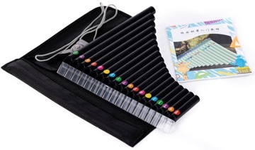 Fllet of Mr. Syrynga Multanka Flute Black + Cover - Set