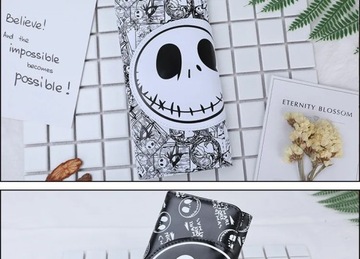 New Design Cute Cartoon Wallet Fashion Skull Cartoon Long Purse for Men
