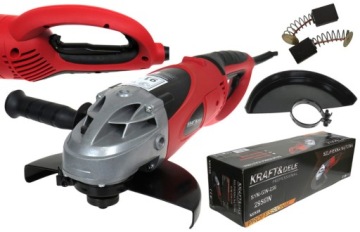 УГЛОВАЯ ШЛИФРОВАЛЬНАЯ МАШИНА 230 мм, 2950 Вт, 6000 ОБ/МИН, МЕДЛЕННЫЙ СТАРТ