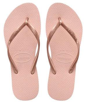 Havaianas Slim 37/38 BRA różowe klapki japonki