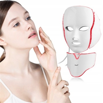 Светодиодная маска для лица с омолаживающим действием на кожу