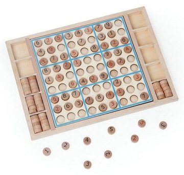 СУДОКУ ДЕРЕВЯННАЯ ЛОГИЧЕСКАЯ ИГРА, СЕМЕЙНАЯ ЗАГАДКА