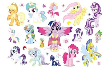 TATUAŻE DLA DZIECI ZMYWALNE MY LITTLE PONY