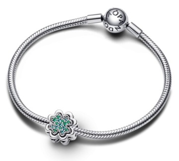 Rozdzielany Charms Koniczynka Pandora 792752C01