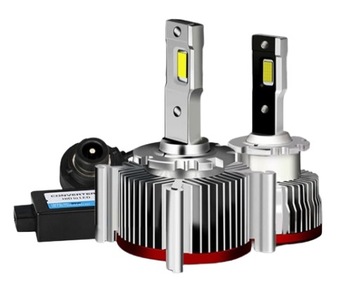2x BARDZO MOCNE ŻARNIKI LED XENON KSENON D2S 6000K 55W PLUG & PLAY D-SERIES