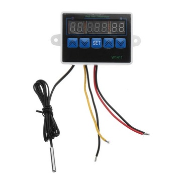 TERMOSTAT TERMOREGULATOR W1411 12V DC W OBUDOWIE