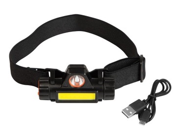 НАГОЛОВНЫЙ ФОНАРЬ МОЩНЫЙ COB USB СВЕТОДИОДНАЯ ЛАМПА С МАГНИТОМ