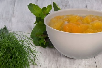 MISKA PLASTIKOWA beżowa 1,5L kuchenna śr. 19 cm do sałatek owoców grila