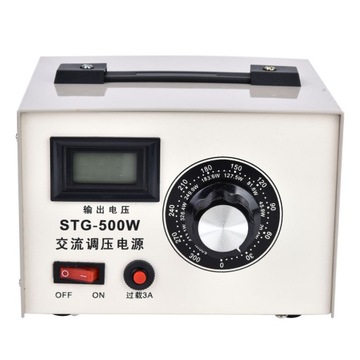 STG-500W Regulator napięcia AC Kontakt