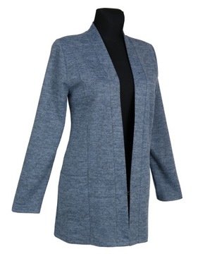KARDIGAN WDZIANKO RODZAJ SWETRA BLUE 4XL/52/54
