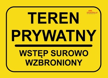 Nr.53 TEREN PRYWATNY. Wstęp Surowo Wzbroniony