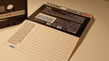 Кассета TDK AD 60 1982-84 Pewex