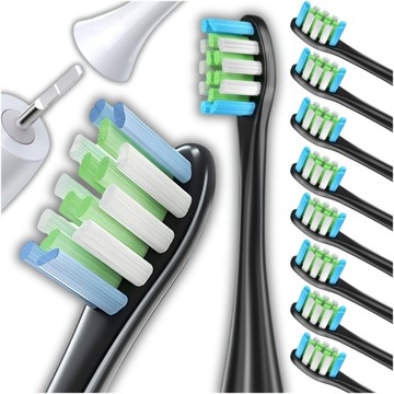 KOŃCÓWKI DO OCLEAN 8 SZTUK X Pro Elite Flow W10 Z1 F1 ONE AIR 2 Xiaomi