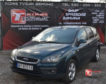 Ford Focus II Sedan 1.6 Duratec Ti-VCT 115KM 2007 Ford Focus BEMOWO 1.6 Benzyna, 1998 rok produkcji KOMIS TYSIAK