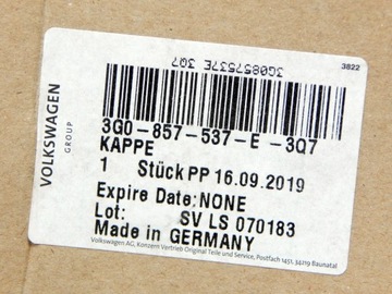 KRYT ZRCÁTKO 3G0857537E3Q7