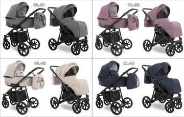 Wózek wielofunkcyjny Camarelo Ollio 3w1 fioletowy