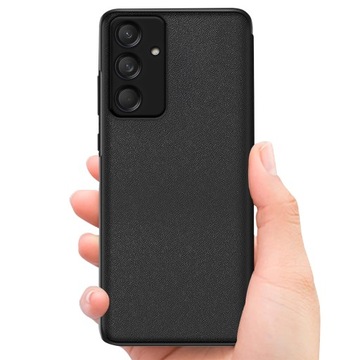 КОЖАНЫЙ чехол SMART VIEW для Samsung Galaxy M35 5G | Чехол с клапаном | КОЖА
