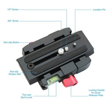 Быстросъемная пластина P200 для Manfrotto 501 577 500AH 701HDV 503HDV Q5