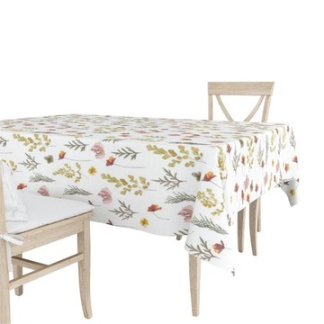 Obrus SPRING wzór SP12 | suszone polne kwiaty