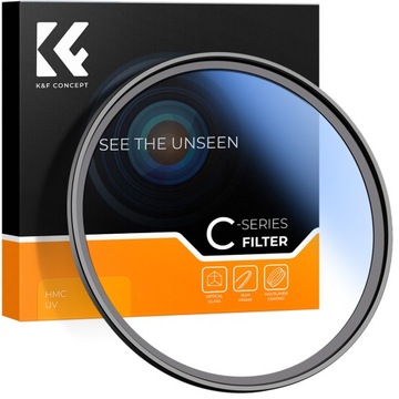 Filtr UV 62mm HD MC Slim HMC C series K&F Concept Markowy Ochronny